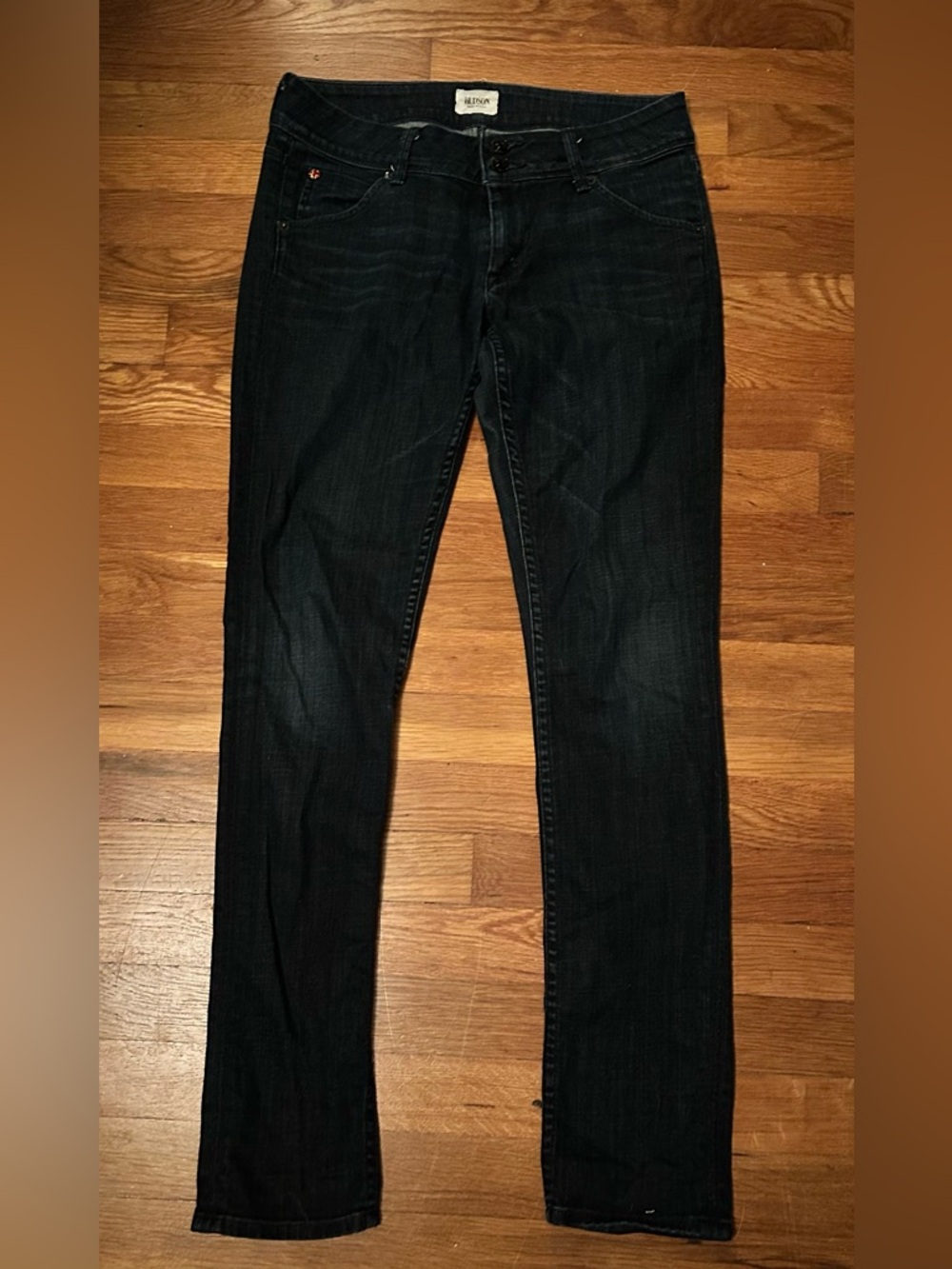 Hudson Jeans Dark Wash Black Skinny Jeans